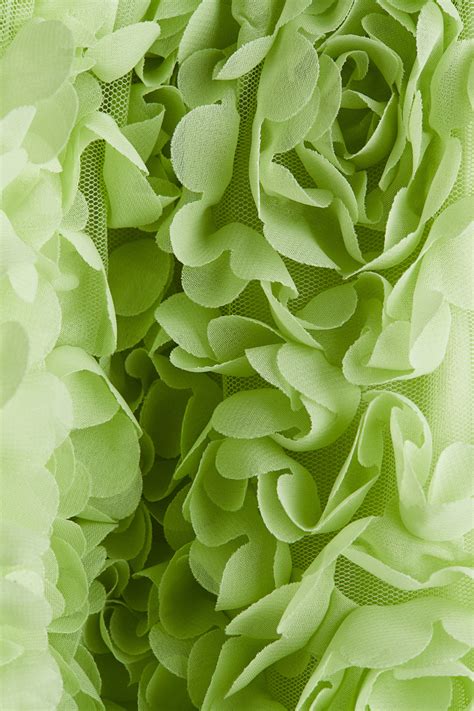 Floral-appliqué jersey dress - Light green - Kids | H&M IN