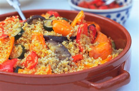 Bulgur wheat and roasted vegetables Recipes | GoodtoKnow