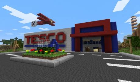 Minecraft Tutorial How to Make a Tesco 的图像结果