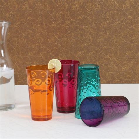 Buy Carley Glass Circle Cooler- Set Of 4 Pcs. from Home Centre at just ...