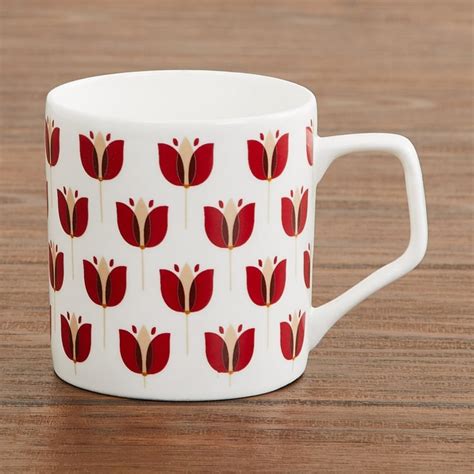 Buy Mandarin Printed Bone China Coffee Mugs - Set Of 6 Pcs. from Home ...