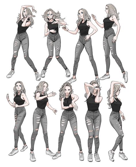 Pin de perri en Art reference | Esbozos, Dibujos de posturas corporales ...