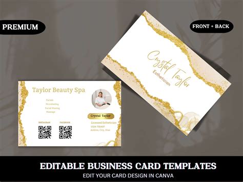 Business Card Template with QR Code 的图像结果