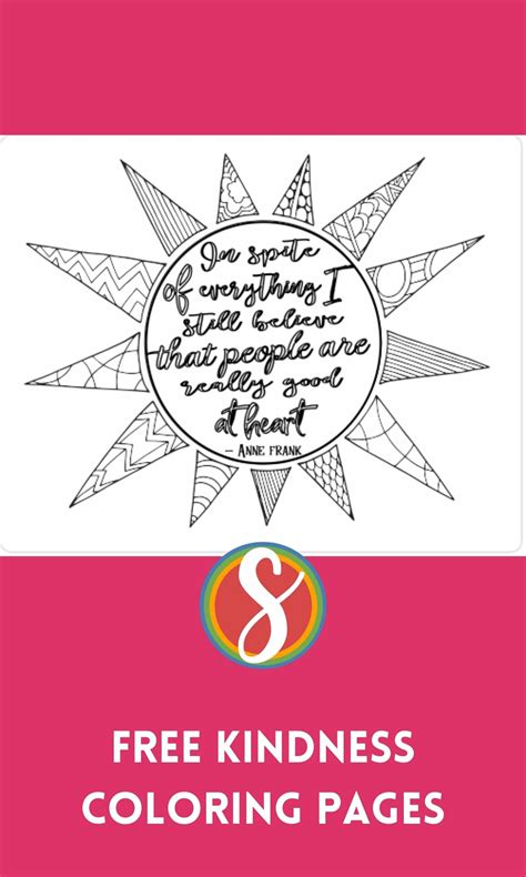 26+ Free Kindness Coloring Pages — Stevie Doodles