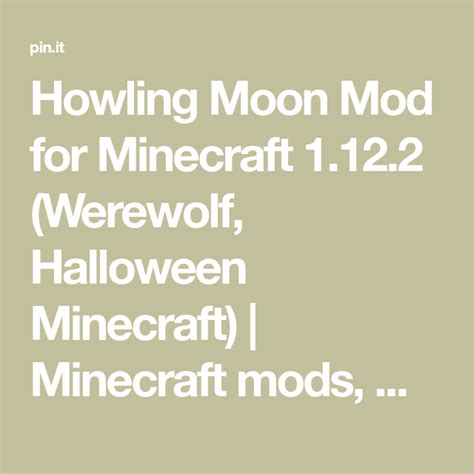 Howling Moon Mod Showcase 的图像结果