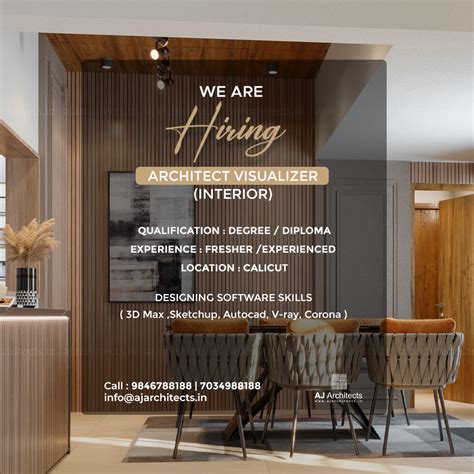 Architect Visualizer (Interior) Job Opportunity in Calicut