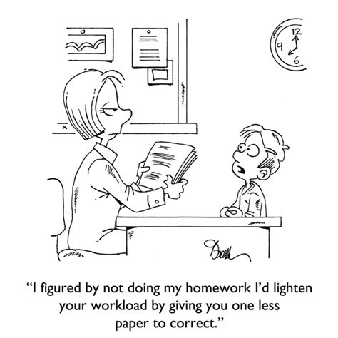 No Homework Cartoon 的图像结果