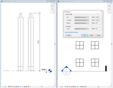 Image result for Revit View Range of Linked File