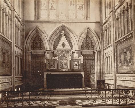 Interior of the Afghan Memorial Church of St. John the Baptist in ...