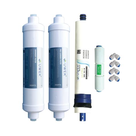 UWEK Ultra 80 GPD Ro Membrane, Pre Carbon Block, Sediment Filter ...