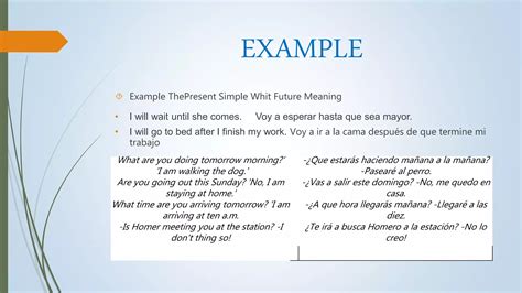 Present Simple With Future Meaning | PPTX