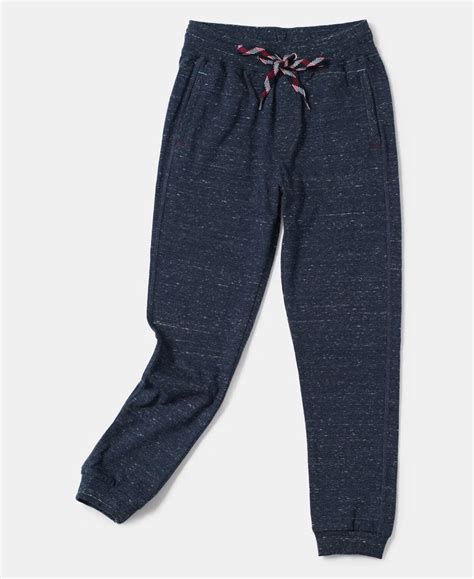 Buy Boy's Super Combed Cotton Rich Joggers with Ribbed Cuff Hem - Blue ...
