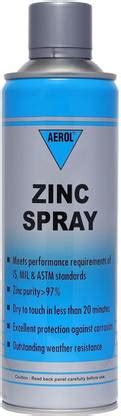 Aerol Zinc Rich Cold Galvanizing Spray, Grade 3060 (350g) Corrosion ...