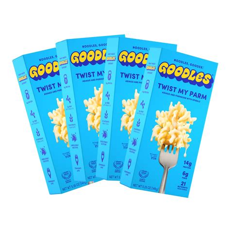 Amazon.com : Goodles Twist My Parm Mac & Cheese 4 Pack, 6oz - 14g ...