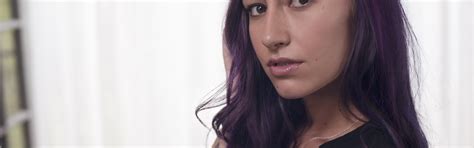 Download wallpaper girl, model, Moon, tattoo, purple hair, section ...