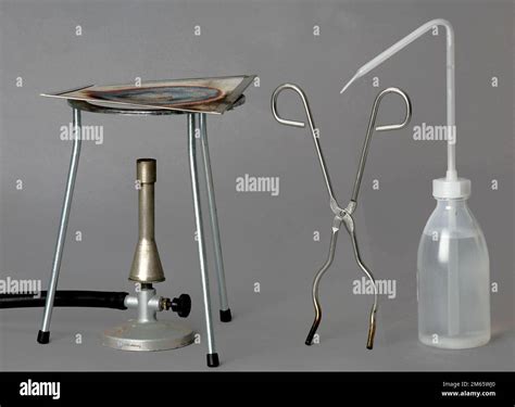 For chemistry tests you need items like a gas burner, a metal gauze, a ...