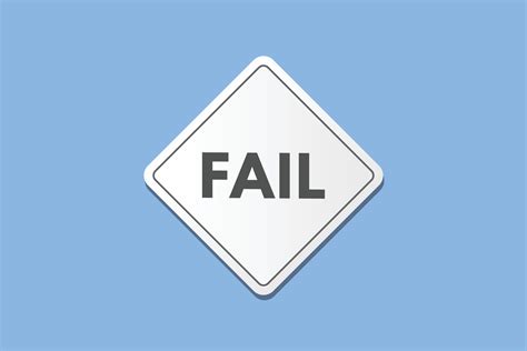 Image result for Fail Sign Sticker
