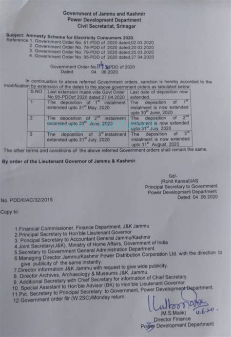 Amnesty Scheme for Electricity Consumers extended