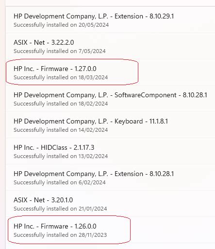 HP Software Update 的图像结果