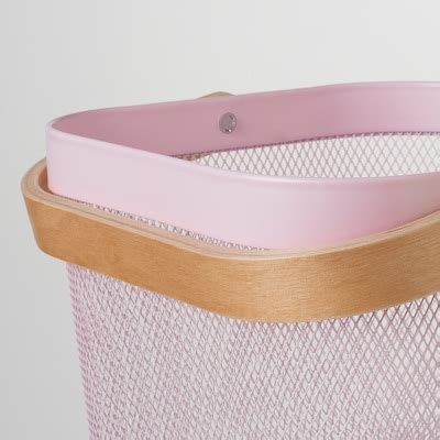 RISATORP basket, pink, 25x26x18 cm (9 ¾x10 ¼x7") - IKEA