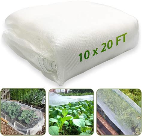 Buy Dafoecheer Garden Mesh Netting, Plant Cover 10Ftx20Ft Bird Mosquito ...