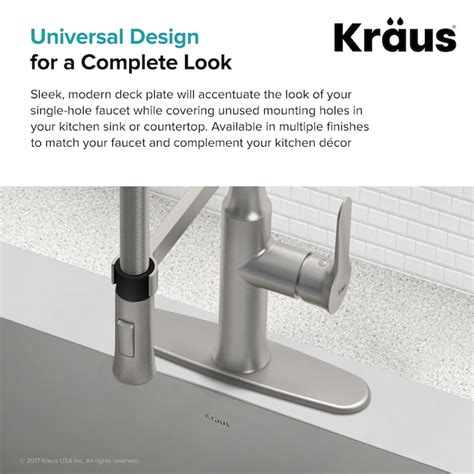 Kraus Brass Faucet Hole Cover in the Faucet Repair Kits & Components ...