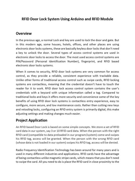 Door Lock System Using RFID 的图像结果