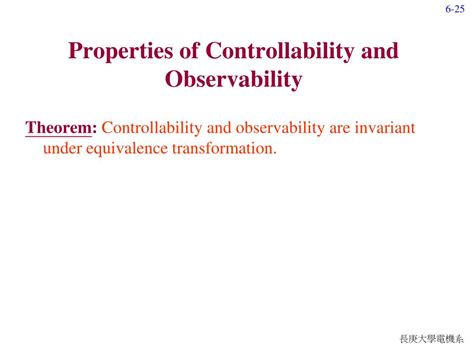 Image result for Controllability and Observability Formulas