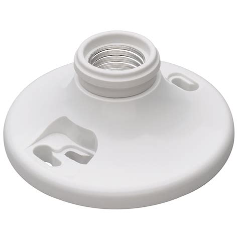 Legrand 660-Watt Plastic Keyless Ceiling Socket, White 276WHCC18 at ...