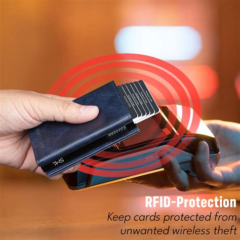 Defender RFID Protected Wallet Cardholder - Blue