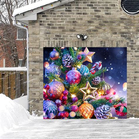 Snapklik.com : 7x9 Ft Christmas Garage Door Decorations, Garage Door ...