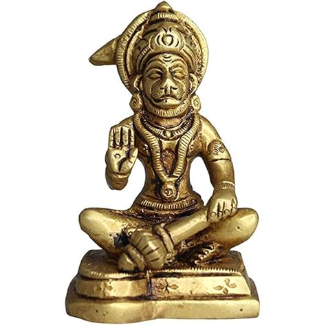 Mythology Centre Brass Hanuman Ji Ki Murti in India | Ubuy