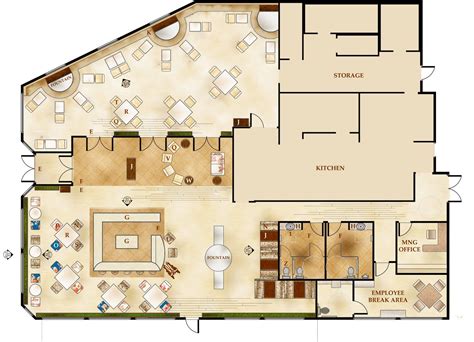 Unique House Plans | Restaurant flooring, Cafe floor plan, Restaurant ...