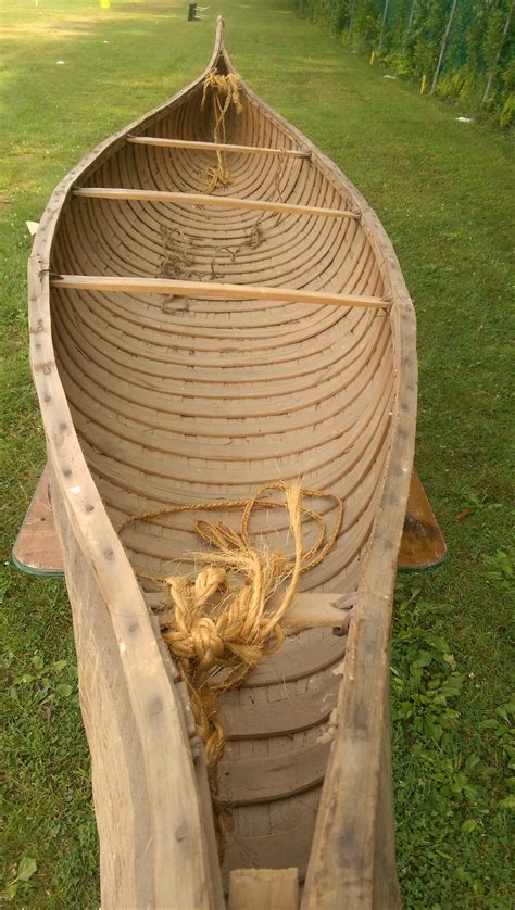 1930s Native American Adirondack Birch Bark Canoe For Sale at 1stDibs ...