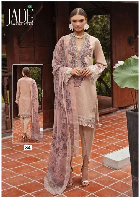 Jade Chevron Vol 9 Lawn Cotton Readymade Suits