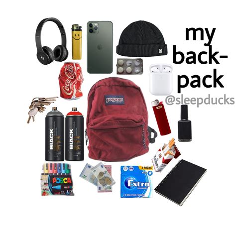 ⭐️ - my backpack | Tasche für schule, Taschen, Taschenorganisation