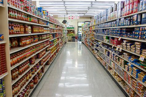 Download Aisle Of Grocery Store Wallpaper | Wallpapers.com