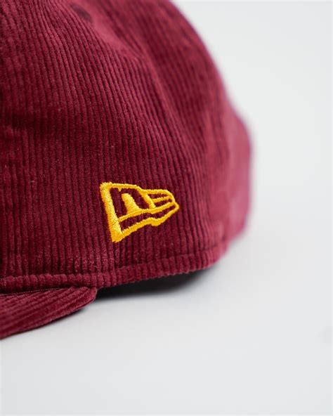 New Era Maroon Corduroy Golfer Cap with Retro Bears Mascot - Lions Shop ...