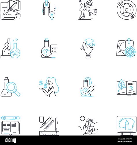 School linear icons set. Education, Learning, Teaching, Students ...