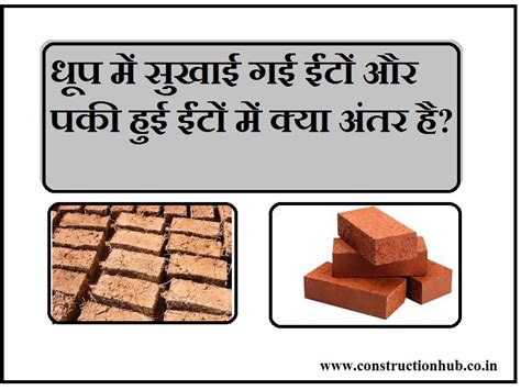 What is the difference between sun dried bricks and fired bricks | धूप ...