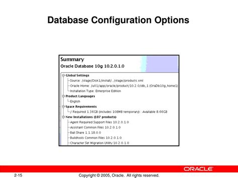 Image result for Oracle Database Configuration Picture
