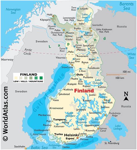 Finland Map And Facts