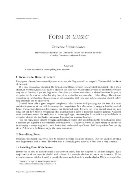 Image result for Music Form Examples