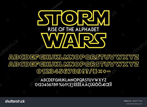 577 Star wars alphabet Images, Stock Photos & Vectors | Shutterstock