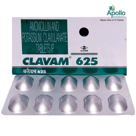 Clavam 625 Tablet | Uses, Side Effects, Price | Apollo Pharmacy