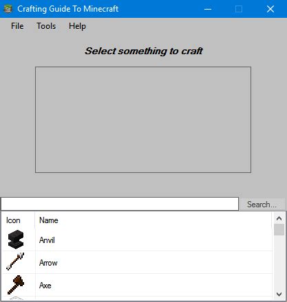 Image result for Minecraft Crafting Screen Java
