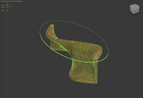sidewinder coffee table 3d model