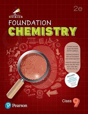 Pearson Nvision Foundation'2025 Chemistry Class 9, | Content Revised As ...