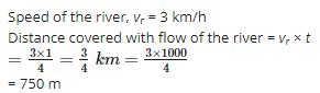 A man can swim with a speed of 4.0 km/h in still water. How long does ...