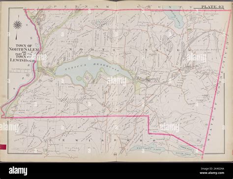 Westchester, V. 2, Double Page Plate No. 43 Map bounded by Putnam ...